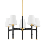 Mitzi Banyan Aged Brass 28W x 16.25H Chandelier