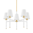Mitzi Banyan Aged Brass 28W x 29.92L x 16.25H Chandelier