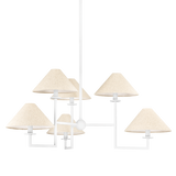 Mitzi Gladwyne TEXTURED WHITE 39.25W x 16H Chandelier