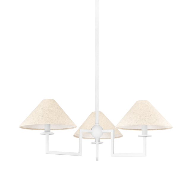 Mitzi Gladwyne TEXTURED WHITE 29.5W x 10H Chandelier