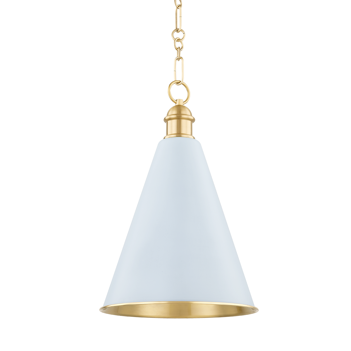 Mitzi Fenimore Aged Brass 12.5W x 19.25H Pendant