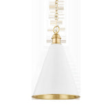Mitzi Fenimore Aged Brass 12.5W x 18L x 19.25H Pendant