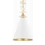Mitzi Fenimore Aged Brass 12.5W x 18L x 19.25H Pendant