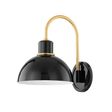 Mitzi Camille Aged Brass 8W x 11.5H Wall Sconce