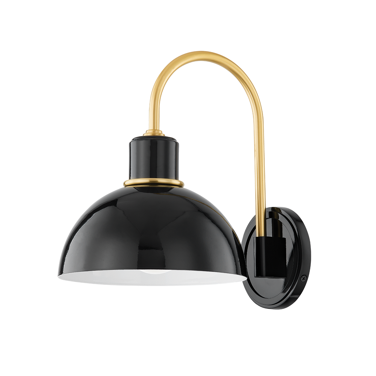 Mitzi Camille Aged Brass 8W x 11.5H Wall Sconce