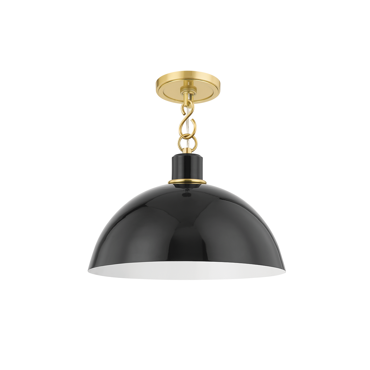 Mitzi Camille Aged Brass 13W x 9.25H Pendant