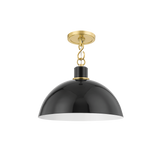 Mitzi Camille Aged Brass 13W x 9.25H Pendant