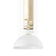 Mitzi Camille Aged Brass 13W x 15L x 9.25H Pendant