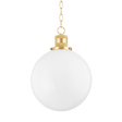 Mitzi Beverly Aged Brass 14W x 19.5H Pendant