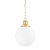 Mitzi Beverly Aged Brass 10W x 14.75H Pendant