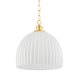 Mitzi Hillary Aged Brass 14W x 14.75H Pendant