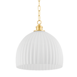 Mitzi Hillary Aged Brass 14W x 14.75H Pendant