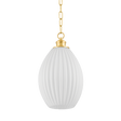 Mitzi Hillary Aged Brass 9W x 15.5H Pendant