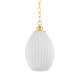 Mitzi Hillary Aged Brass 9W x 15.5H Pendant