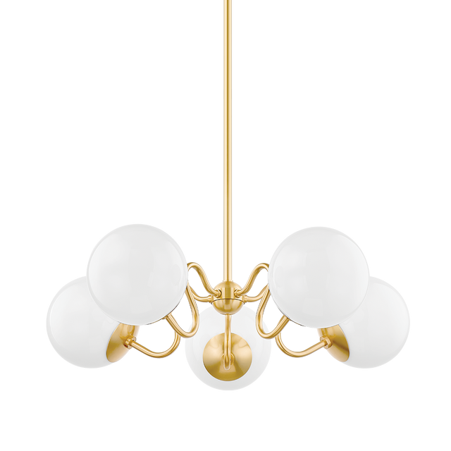 Mitzi Havana Aged Brass 28W x 7H Chandelier