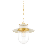 Mitzi Nori AGED BRASS/SOFT CREAM 13W x 12.75H Pendant
