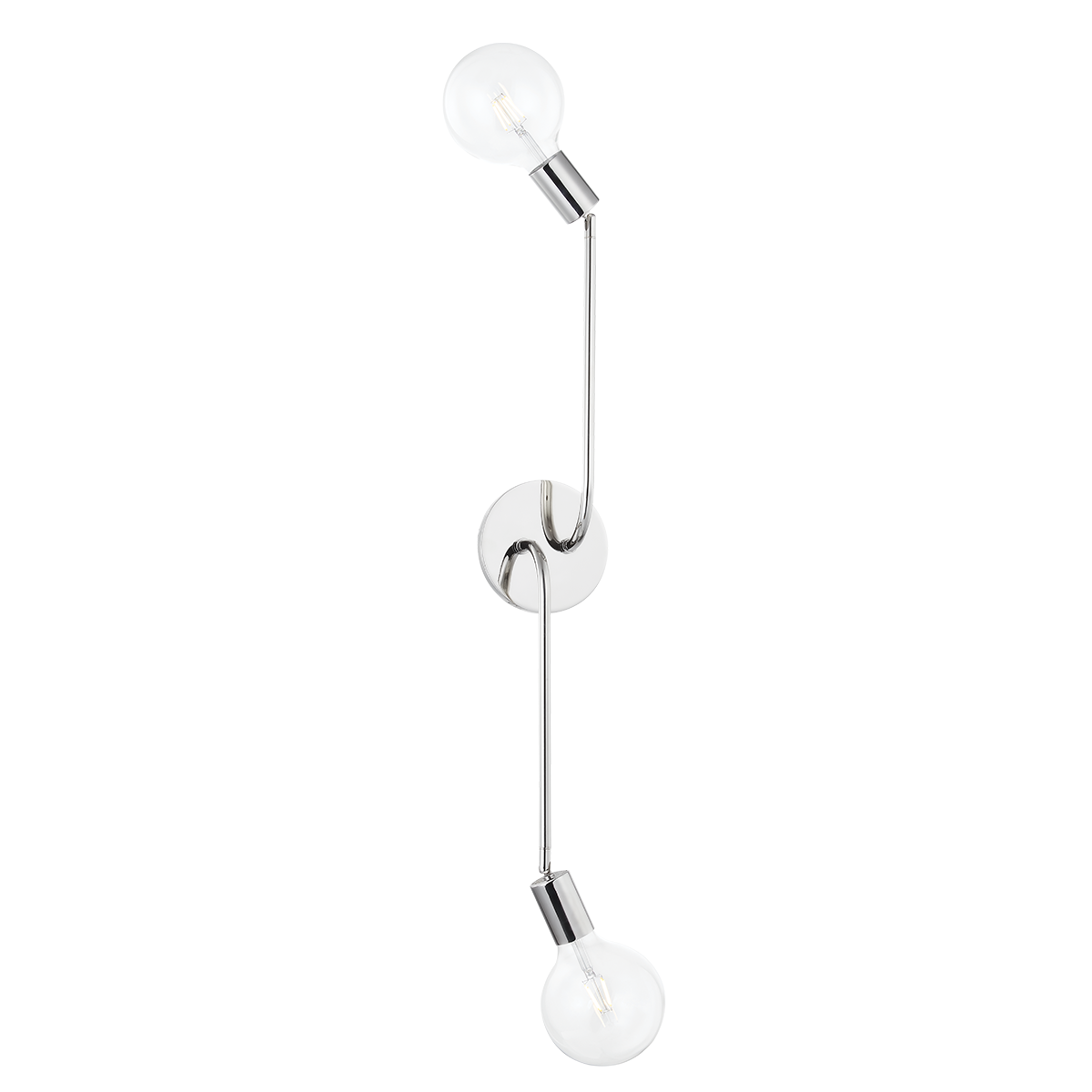 Mitzi Blakely Polished Nickel 7W x 42.75H Wall Sconce