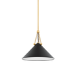 Mitzi KALEA Aged Brass/soft Black 16.25W x 15H Pendant