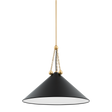 Mitzi KALEA Aged Brass/soft Black 23.5W x 20.25H Pendant