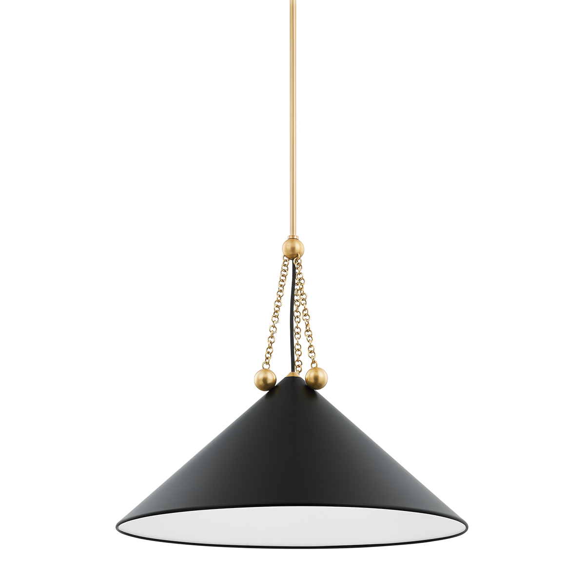 Mitzi KALEA Aged Brass/soft Black 23.5W x 20.25H Pendant