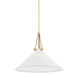 Mitzi KALEA AGED BRASS/SOFT WHITE 23.5W x 20.25H Pendant