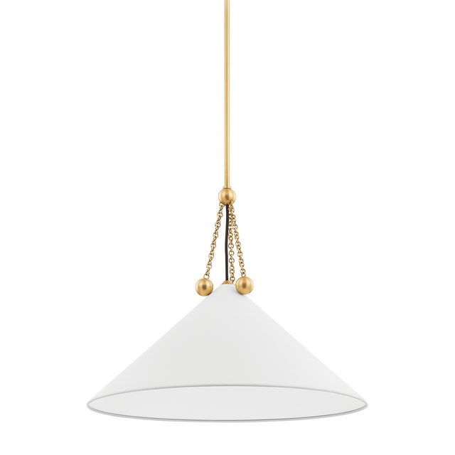 Mitzi KALEA AGED BRASS/SOFT WHITE 23.5W x 20.25H Pendant