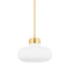 Mitzi ELIANA Aged Brass 14.25W x 11.5H Pendant