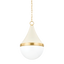 Mitzi CIARA AGED BRASS/SOFT CREAM 14.75W x 22.5H Pendant