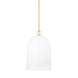 Mitzi LENNON Aged Brass 14W x 23.25H Pendant
