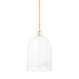 Mitzi LENNON Aged Brass 14W x 23.25H Pendant