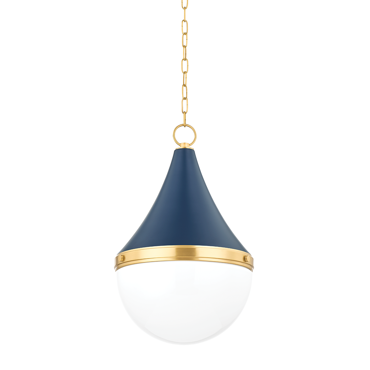 Mitzi CIARA AGED BRASS/SOFT NAVY 14.75W x 22.5H Pendant