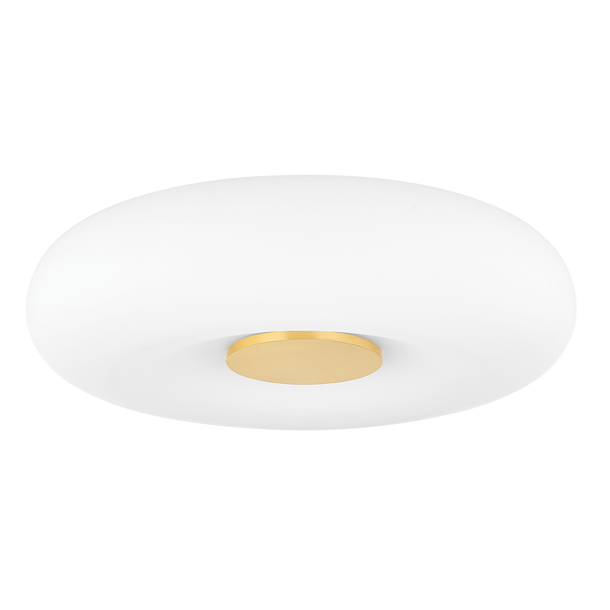 Mitzi IMANI Aged Brass 13.75W x 3.75H Flush Mount