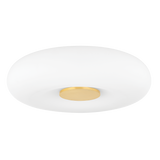 Mitzi IMANI Aged Brass 13.75W x 3.75H Flush Mount