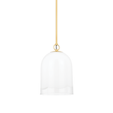 Mitzi LENNON Aged Brass 10W x 15.75H Pendant