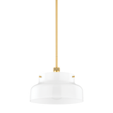 Mitzi LUELLA Aged Brass 15W x 9.75H Pendant