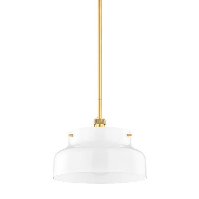 Mitzi LUELLA Aged Brass 15W x 9.75H Pendant