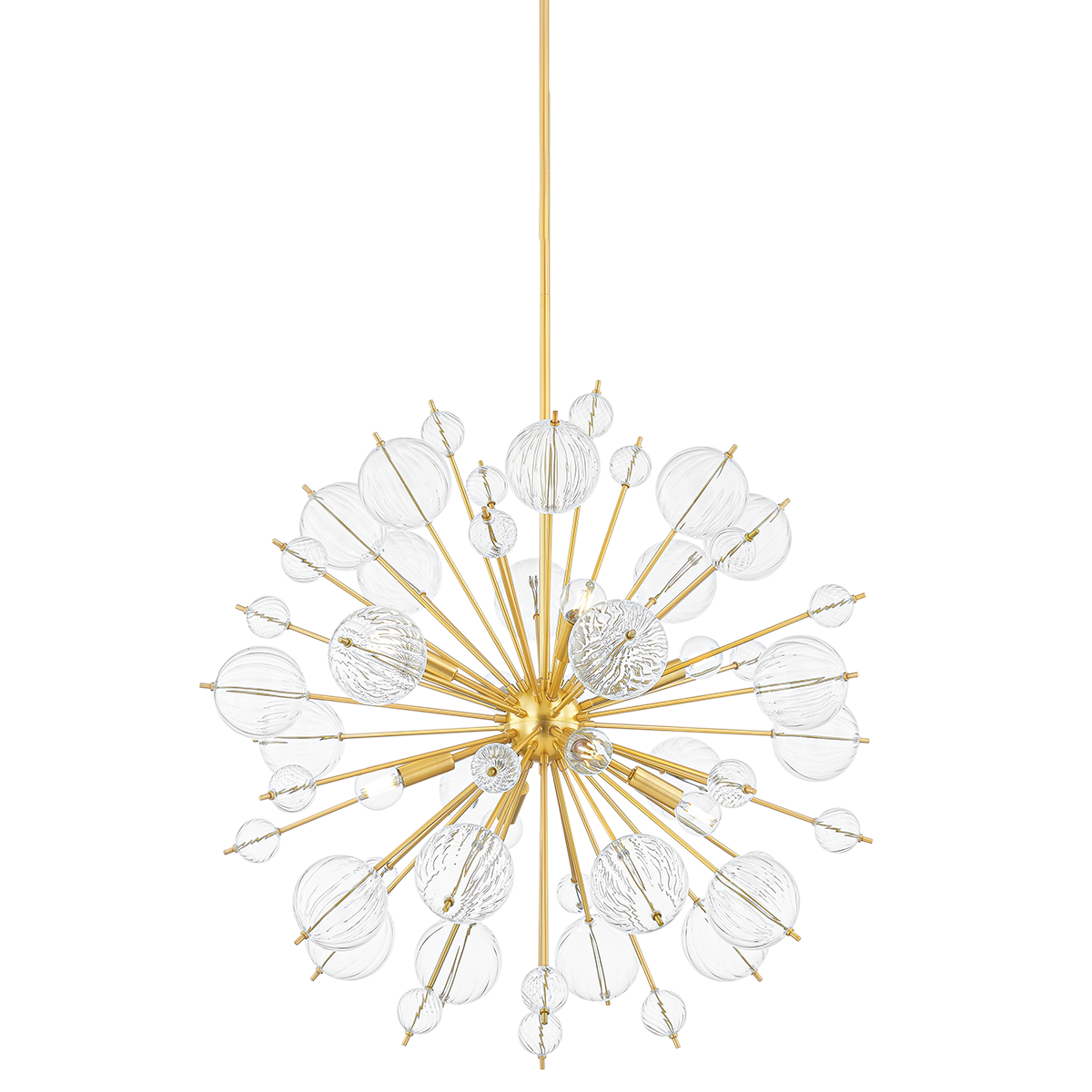 Mitzi LINNEA Aged Brass 30W x 27.5H Chandelier