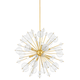Mitzi LINNEA Aged Brass 30W x 27.5H Chandelier