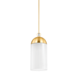 Mitzi EMORY Aged Brass 7.75W x 18.25H Pendant