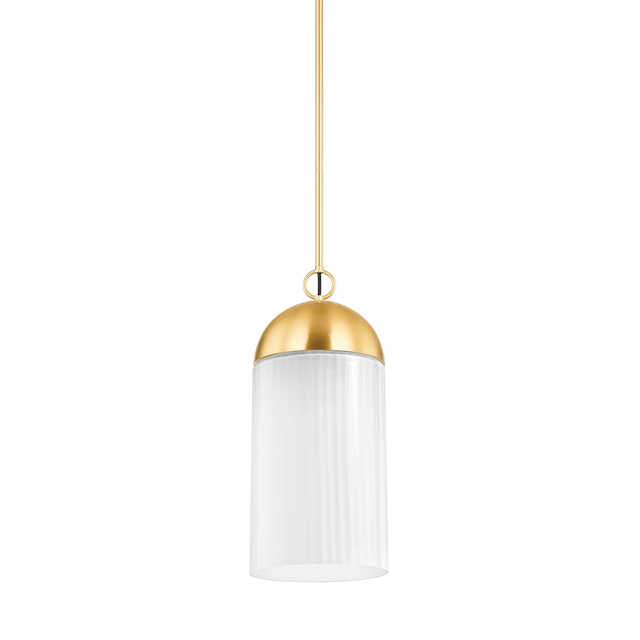 Mitzi EMORY Aged Brass 7.75W x 18.25H Pendant