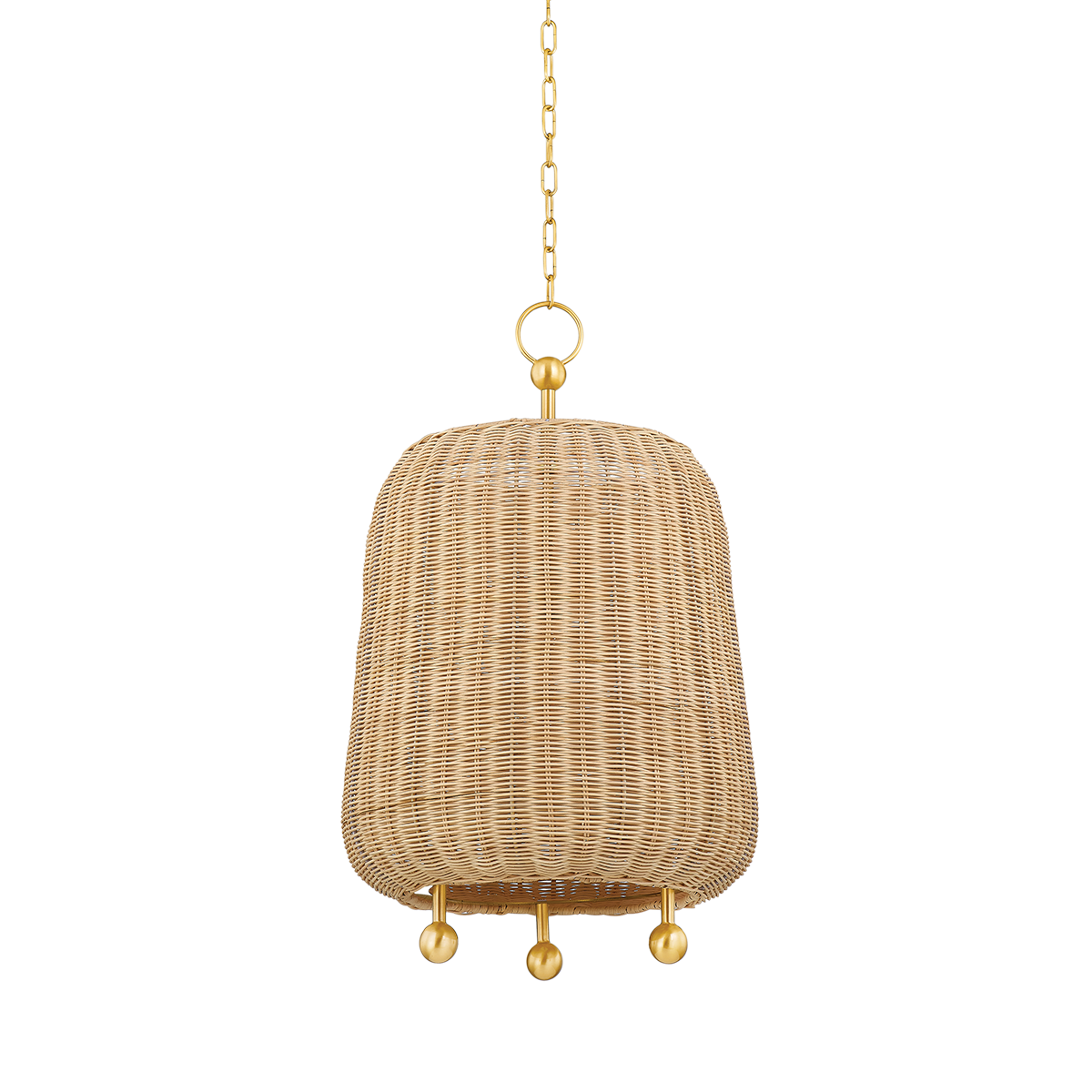 Mitzi ELENA Aged Brass 16.75W x 28H Pendant