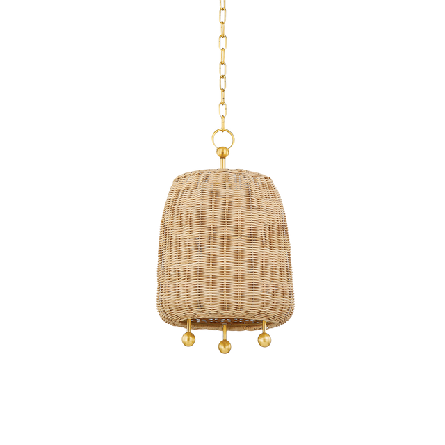 Mitzi ELENA Aged Brass 12W x 19.5H Pendant