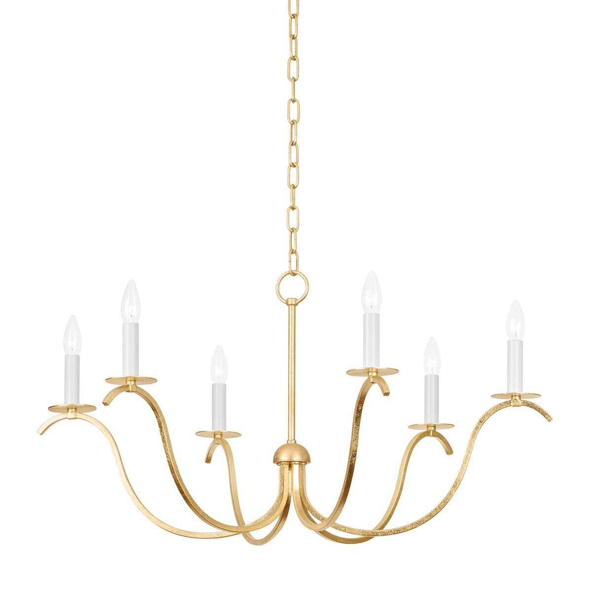 Mitzi JACLIN Gold Leaf 34.5W x 18H Chandelier