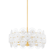 Mitzi ZOELLA Aged Brass 23.75W x 13H Chandelier