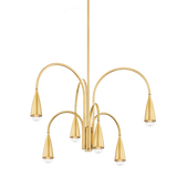 Mitzi JENICA Aged Brass 28.25W x 19.75H Chandelier