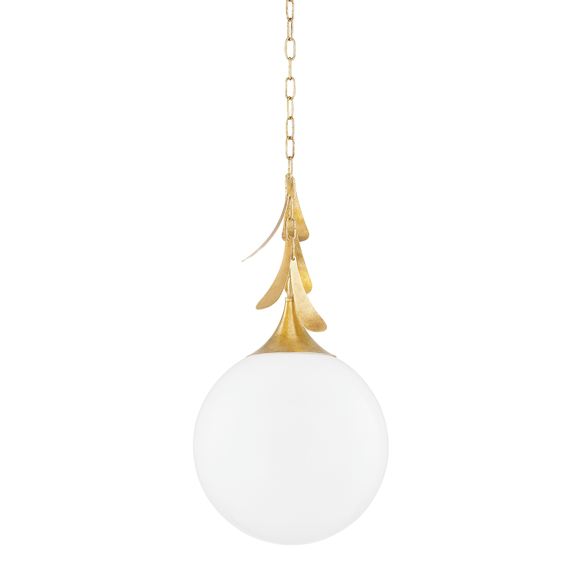 Mitzi VICTORIA Vintage Gold Leaf 13.75W x 18.75H Pendant