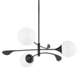 Mitzi VICTORIA TEXTURED BLACK 42W x 17.5H Chandelier