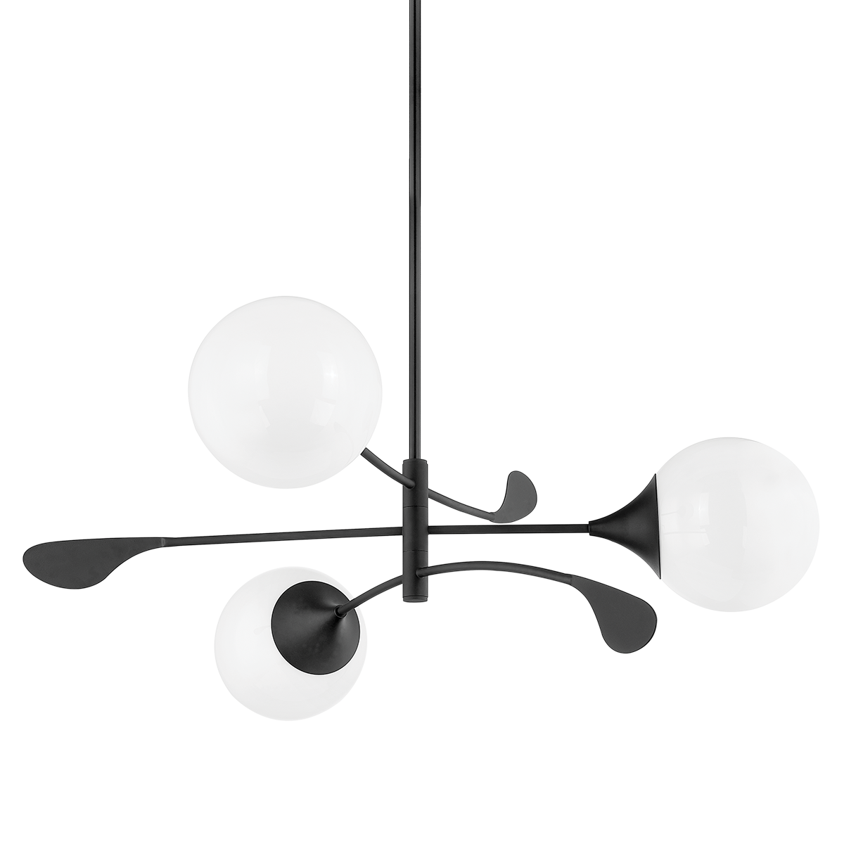 Mitzi VICTORIA TEXTURED BLACK 42W x 17.5H Chandelier