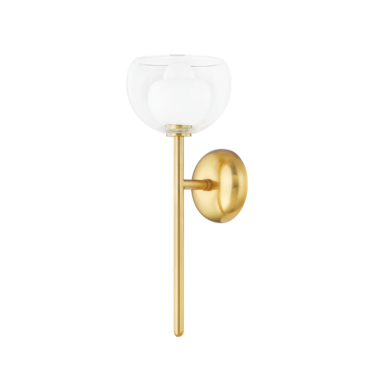 Mitzi CORTNEY Aged Brass 6.75W x 17.25H Wall Sconce