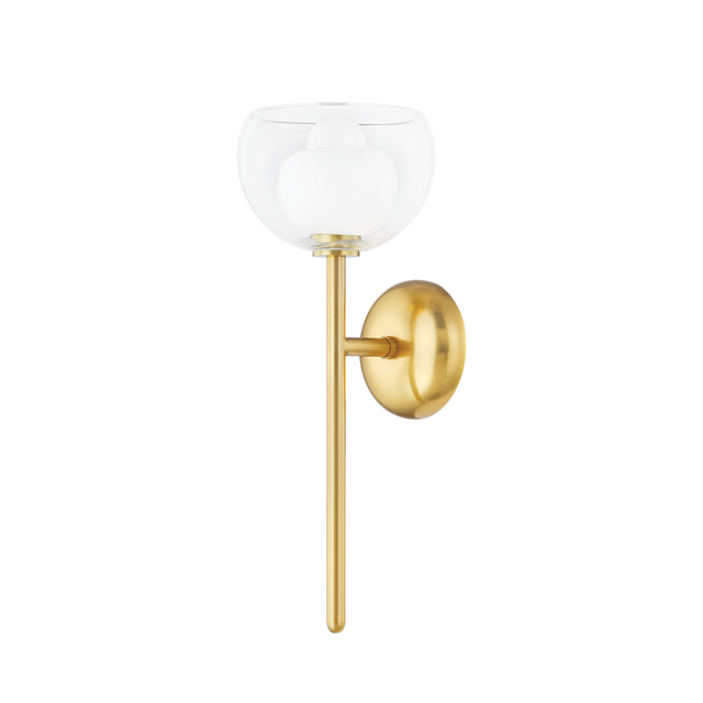 Mitzi CORTNEY Aged Brass 6.75W x 17.25H Wall Sconce